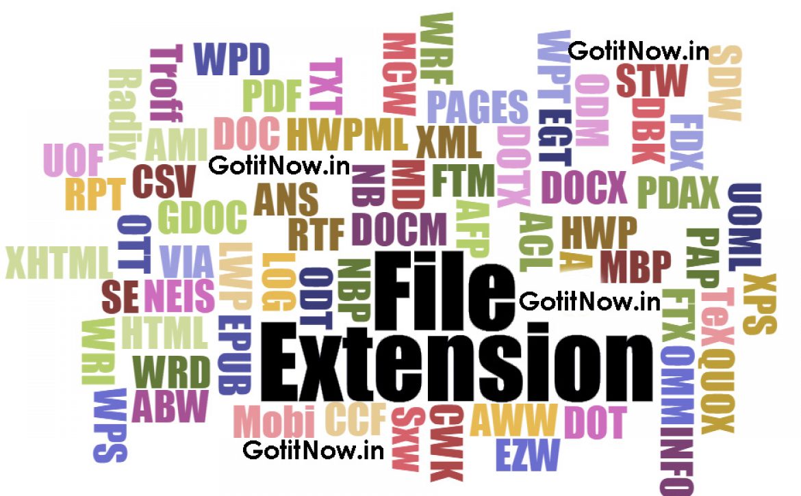 file extension pdf