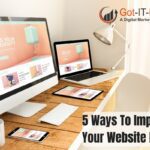 5 Ways To Improve Your Website Design